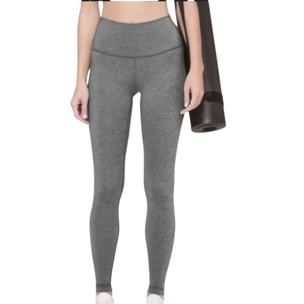 Lululemon Gray Women's High-Waisted Leggings size 4